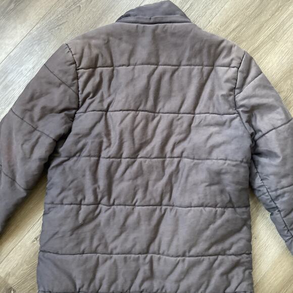 Matchstick Union Workwear Supplies Jacket Men Sz XL Brown Black Puffer - Picture 10 of 16